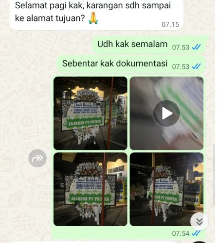 Pengiriman Papan Bunga Selamat Selong