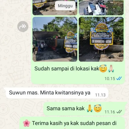 Pengiriman Papan Bunga Duka Selong