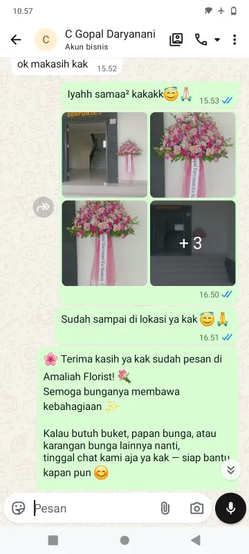 Pengiriman Karangan Bunga Selong